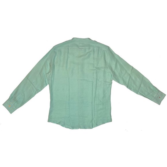 New Hermes Super Fine 100% Linen Shirt Long Sleeve Made in France - Picture 5 of 10